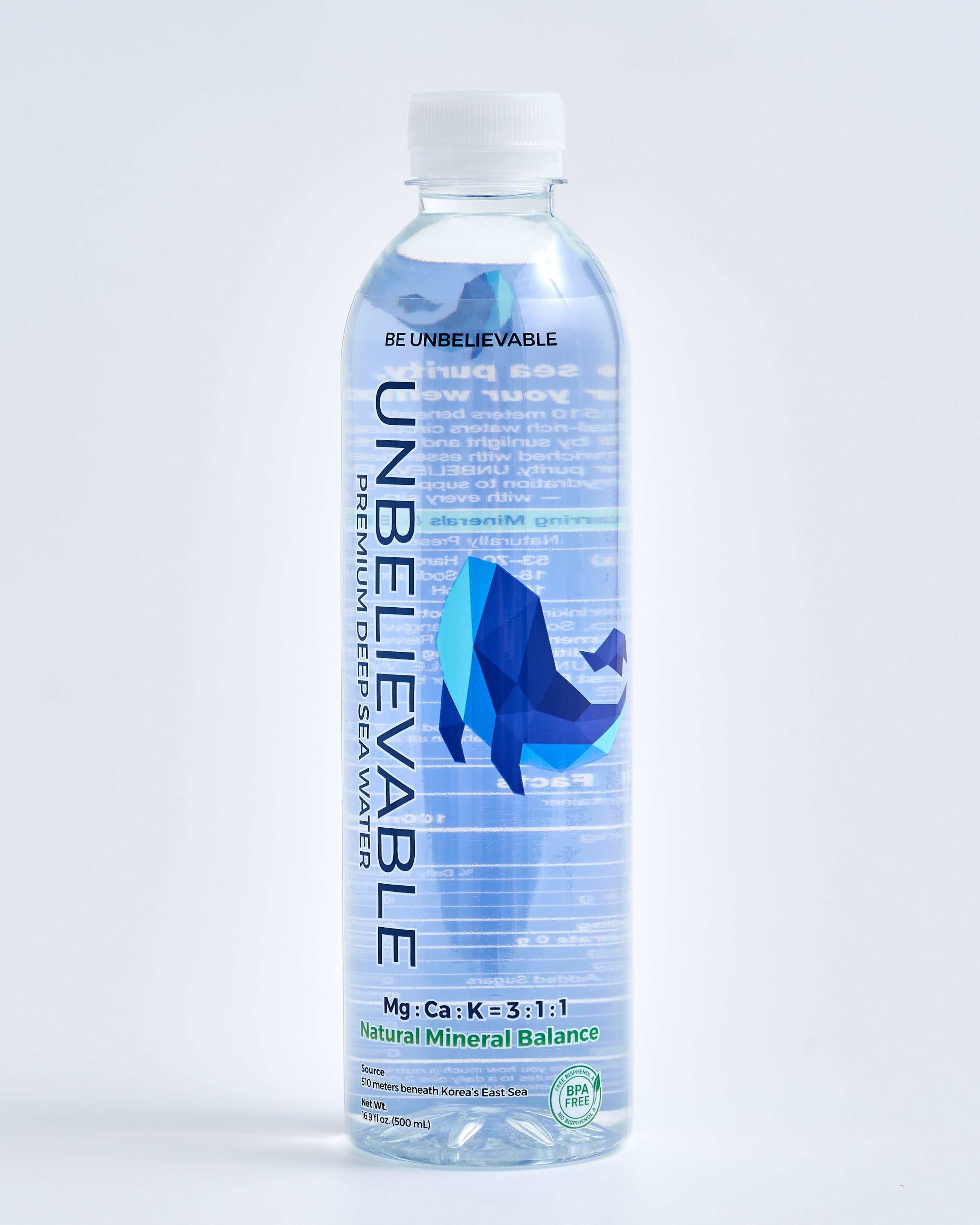 Unbelievable Water – Premium Deep-Sea Mineral Water (20 Bottles)
